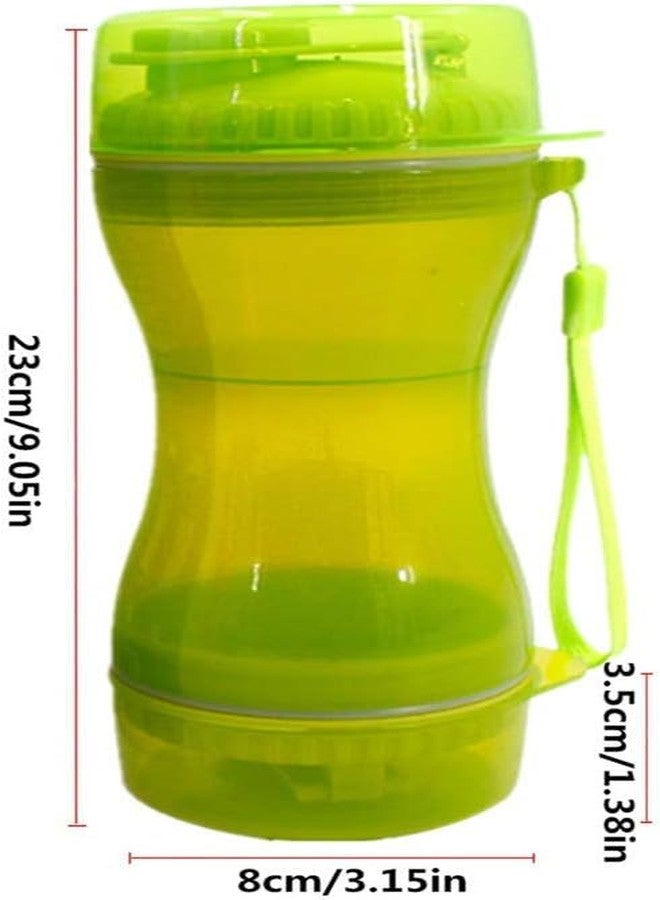 GNOLY كوب وموزع مياه محمول للحيوانات الأليفة من GNOLY، 2 في 1، مناسب للكلاب والقطط، للشرب في الهواء الطلق، حاوية طعام، زجاجة ماء، وعاء للشرب أثناء السفر، مناسب للكلاب الصغيرة والمتوسطة الحجم، موزع مياه للحيوانات الأليفة أثناء السفر. - Image 2